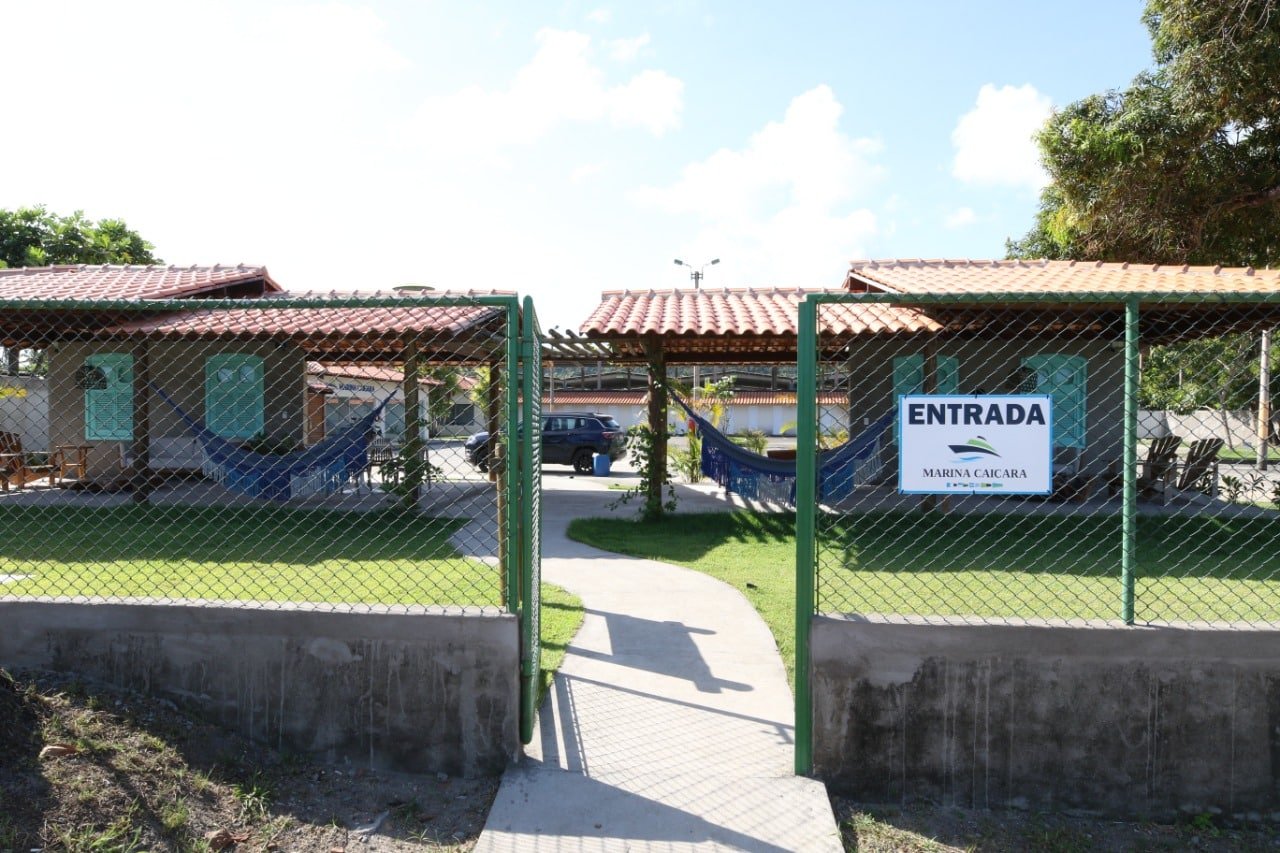 Entrada da área de convivência