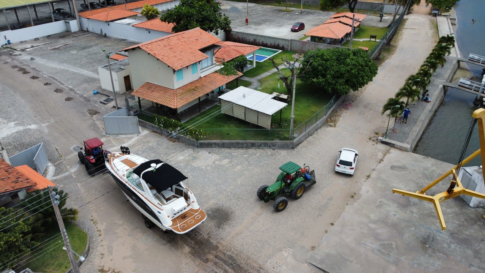 Movimentação de embarcação